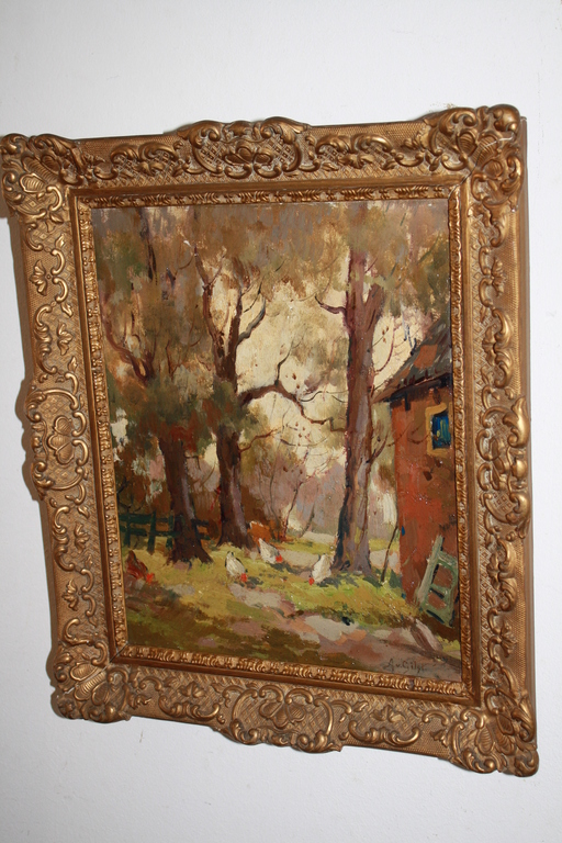 A VAN GILST  - KIPPEN IN HET BOS BIJ DE BOERDERIJ kopen? Bied vanaf 1!