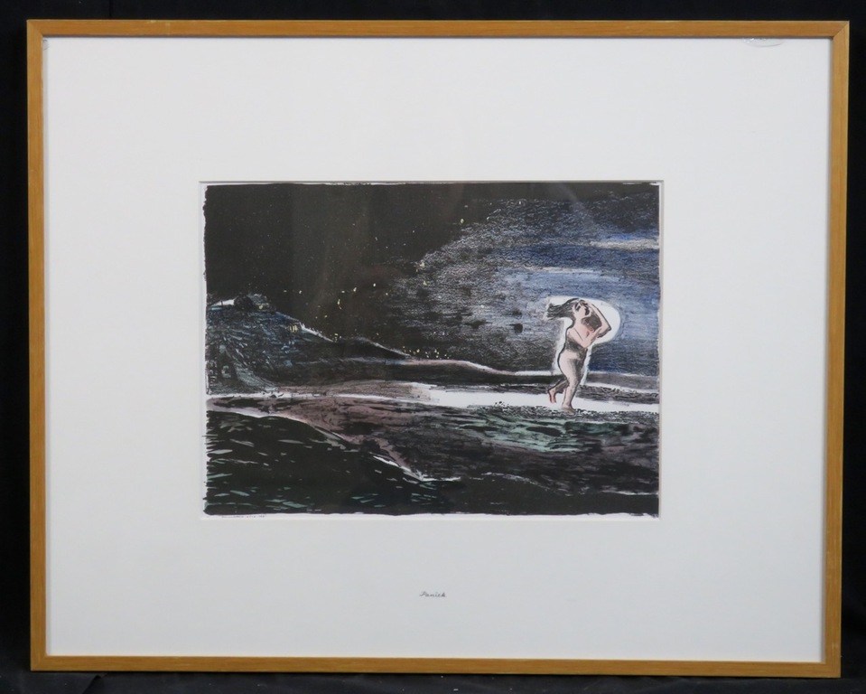 Monique Dusseldorp: Litho, Paniek - Ingelijst kopen? Bied vanaf 1!