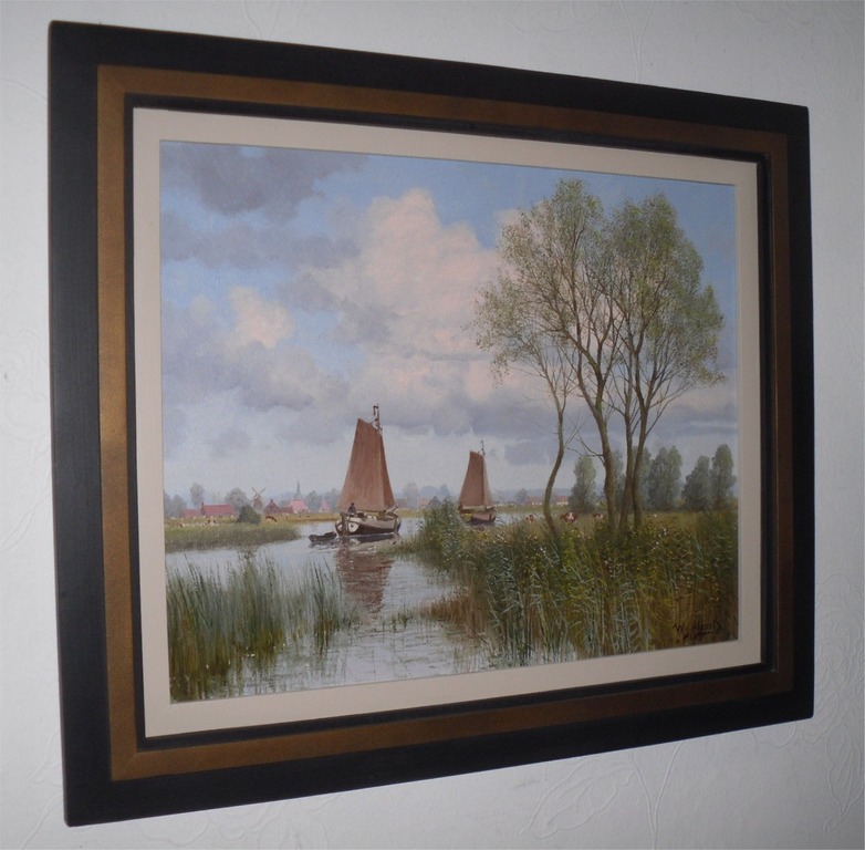 Waterrijk landschap verkocht voor € 275!