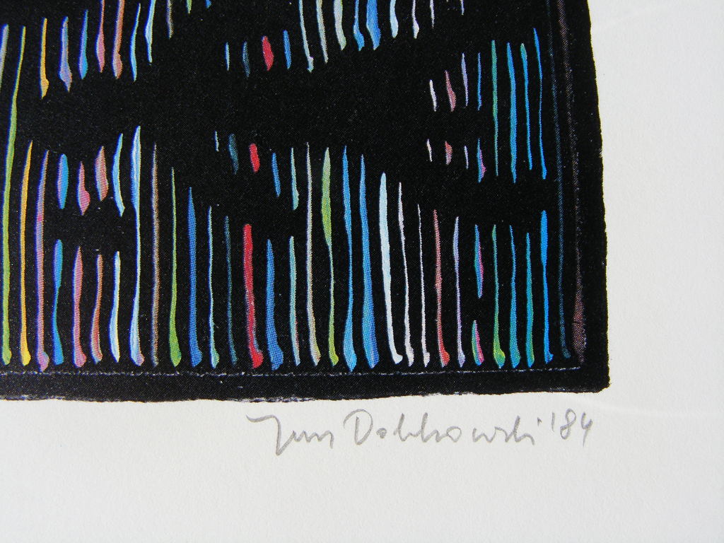 Jan Dobkowski, grafiek, "Motiv II", 1984 kopen? Bied vanaf 25!