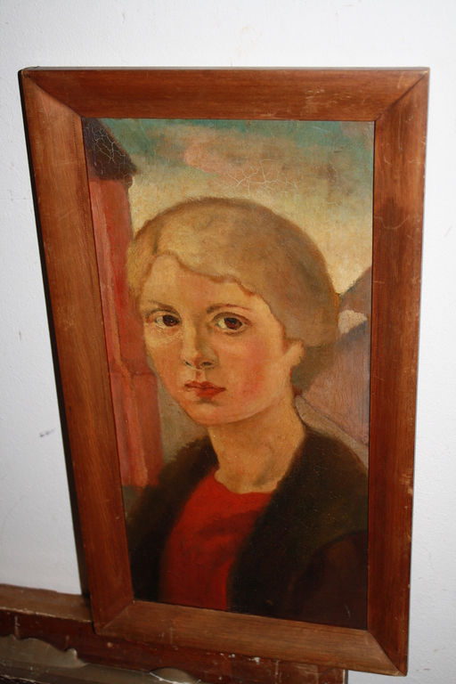 J Collette - PORTRET MEISJE JAREN 50 verkocht voor € 72!