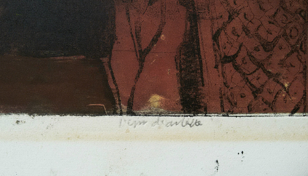 Ru van Rossem - Don Quichote, aquatint ets met reliëfdruk kopen? Bied vanaf 175!