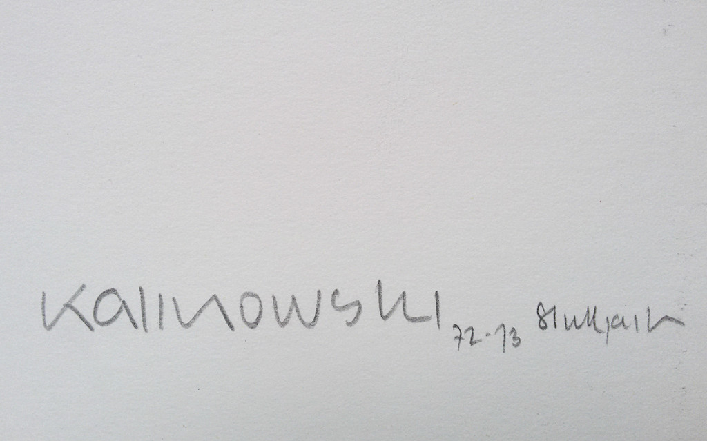 Horst Egon Kalinowski - La Refugié, zeefdruk (groot) kopen? Bied vanaf 50!