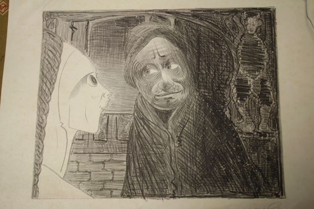 JOODSE SCHILDER MESQUITA  - LITHO 1915 verkocht voor € 140!