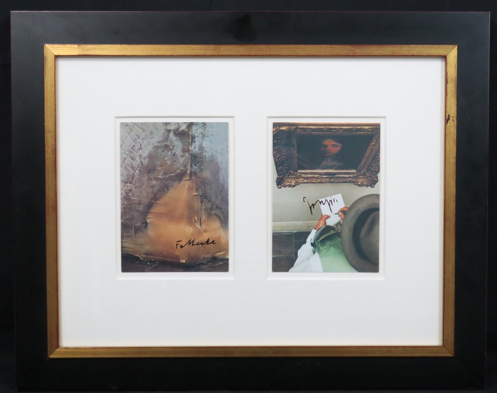 Joseph Beuys: Offset, Fettecke - Ingelijst verkocht voor € 350!