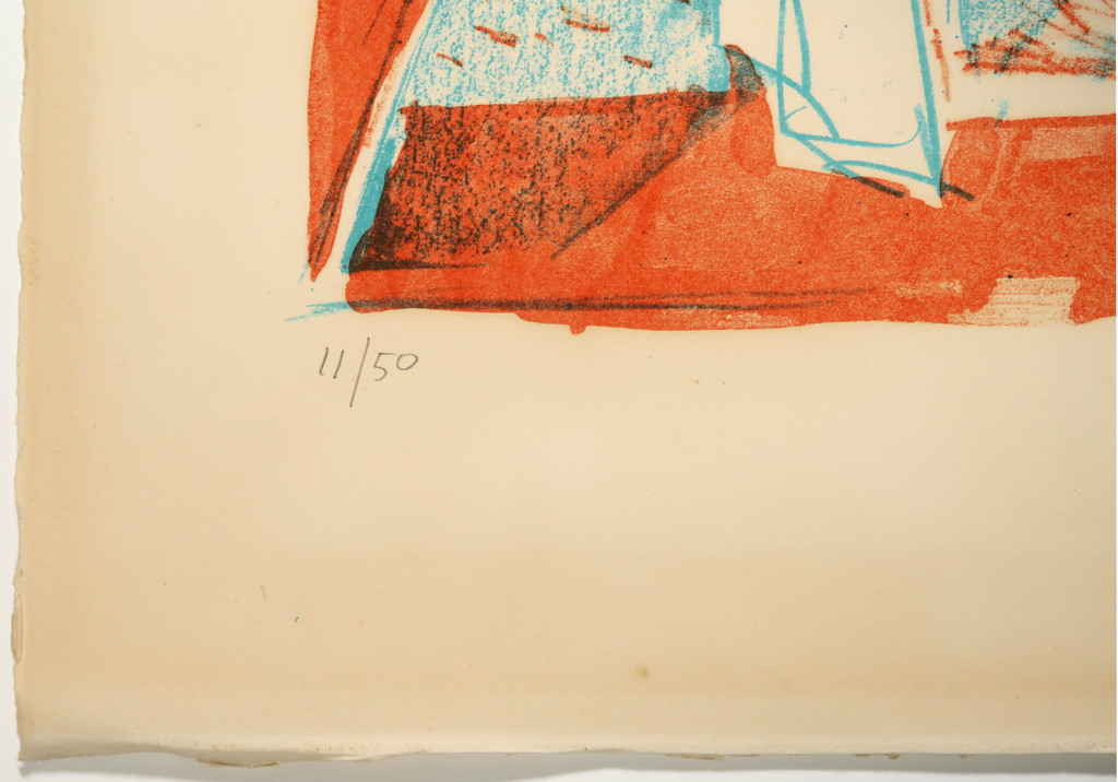 Lucebert: Litho, Blauw figuur kopen? Bied vanaf 200!