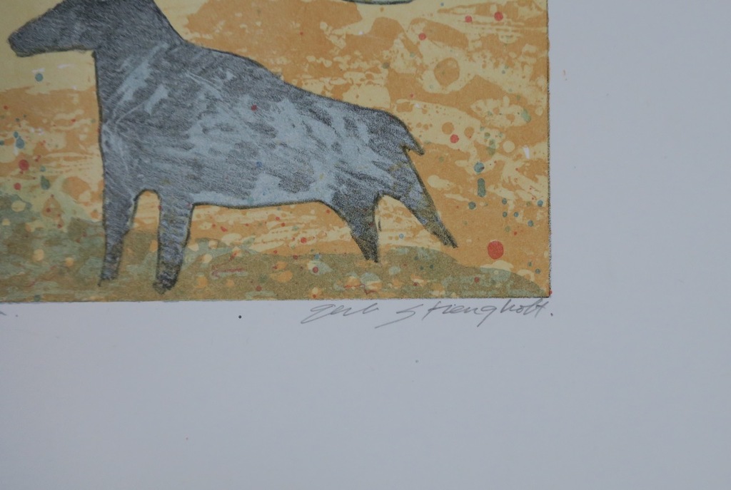 Gert Strengholt: Litho, Stier kopen? Bied vanaf 1!