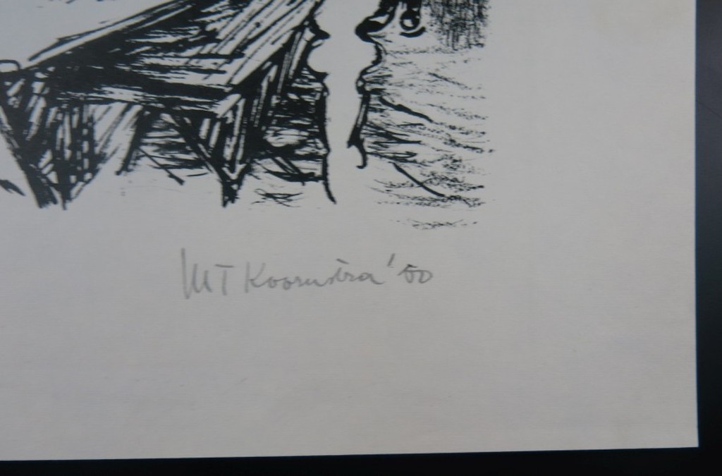 Metten Koornstra: Litho, Clown aan tafel kopen? Bied vanaf 40!