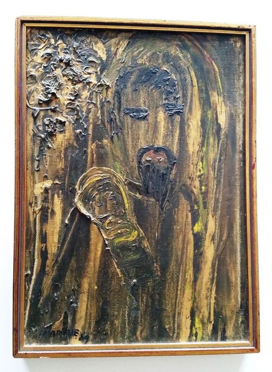 Margje Toonder-Herblot- Portret-Olieverf op canvas-1969-gesigneerd kopen? Bied vanaf 50!