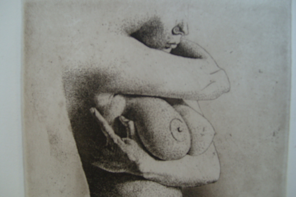 Ets/aquatint erotische naakt, niet herkenbare signatuur uit 1974 kopen? Bied vanaf 25!