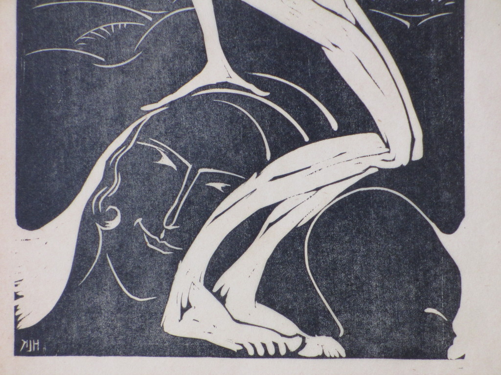 Hildo Krop, Dodenakker, Houtsnede kopen? Bied vanaf 45!