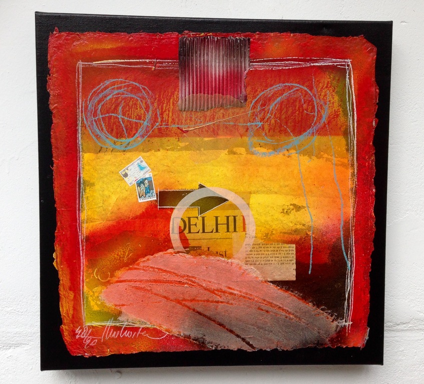 theo koster, gemengde techniek, delhi kopen? Bied vanaf 1!