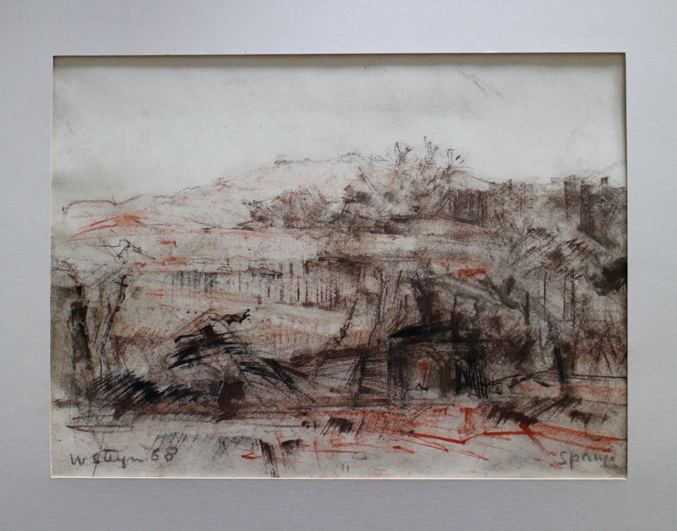 Wim Steijn: tekening Spaans landschap verkocht voor € 50!