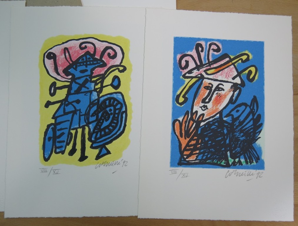 Corneille: 3x Zeefdruk, Portfolio Trois images d'un ete kopen? Bied vanaf 300!