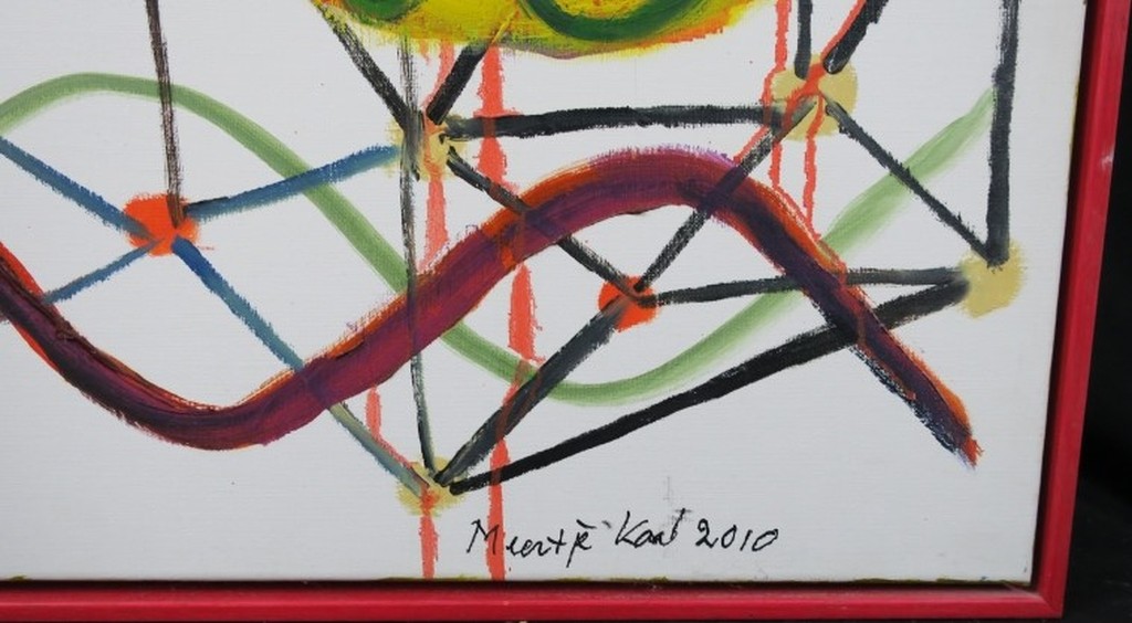 Meertje Kaal: Acryl en Olieverf op doek, De Rattenkoning - Ingelijst (groot) kopen? Bied vanaf 50!