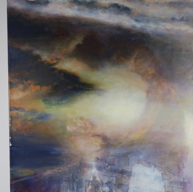 Jos Looise: Drieluik Acryl op doek, Imaginaire schilder (Zeer groot!) kopen? Bied vanaf 200!