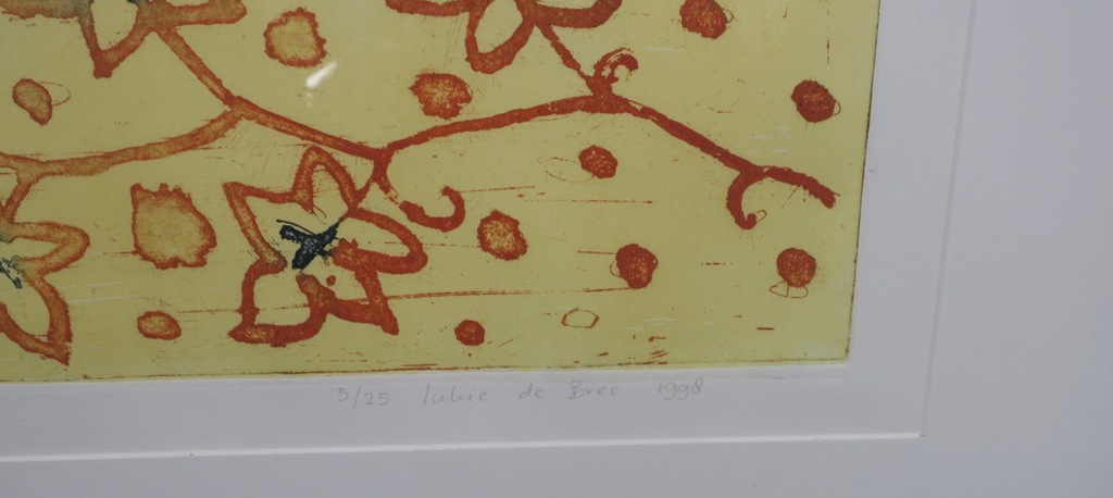 Lukie de Bree: Ets, Zonder titel III - Ingelijst kopen? Bied vanaf 20!