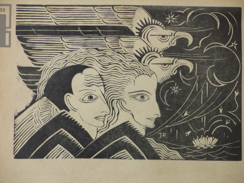 John Raedecker, Beweging Vooruit, Houtsnede kopen? Bied vanaf 45!