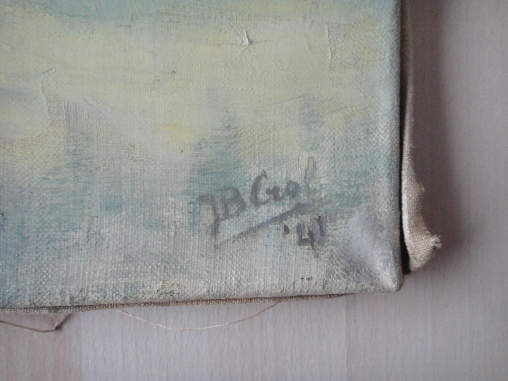 Johannes Baptista Crol, olieverf op board, 'plasgezicht'. kopen? Bied vanaf 1!