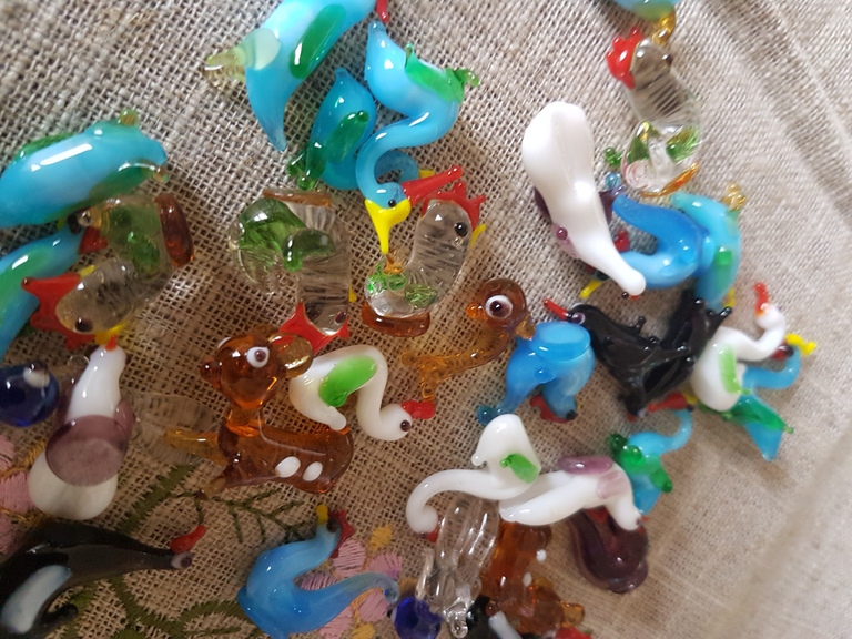 Lotto vintage zoo in Murano glas-assortment van 50 pz  kopen? Bied vanaf 7!