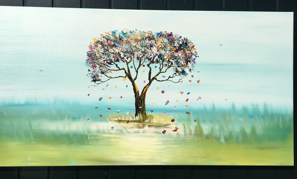 Gena - De geluksboom- Gesigneerd -2017 verkocht voor € 350!