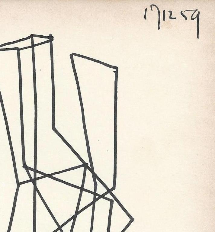 Siep van den Berg : compositie I (originele tekening) kopen? Bied vanaf 1!