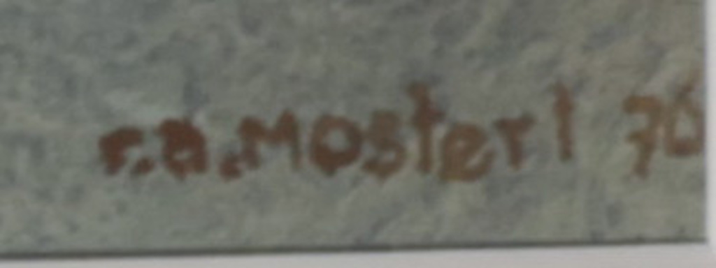 Roel Mostert: Aquarel en gouache, Wielrenner - Ingelijst kopen? Bied vanaf 35!