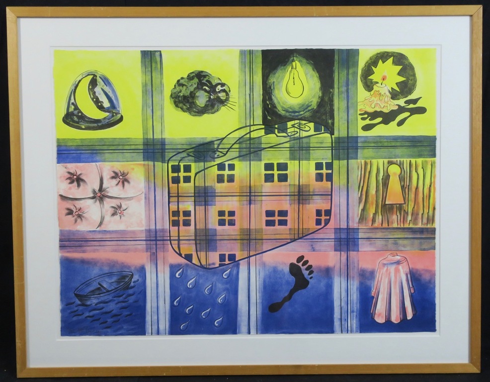 Mareike Geys: Litho, Reiziger save from oblivion - Ingelijst kopen? Bied vanaf 20!