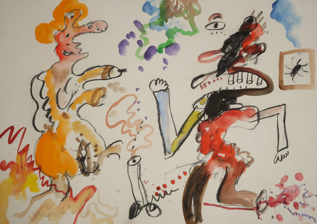 Anton Martineau: Aquarel en Krijt, Fantasiefiguren (Groot) kopen? Bied vanaf 100!