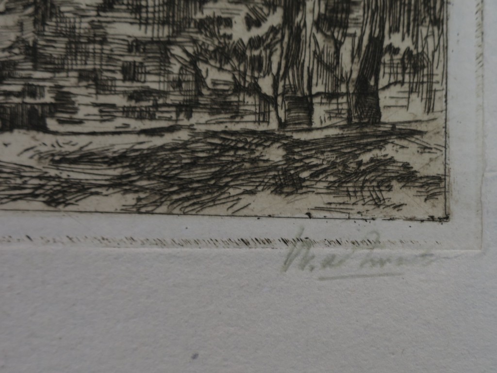 Willem de Zwart: Ets, Ruine in boslandschap kopen? Bied vanaf 1!