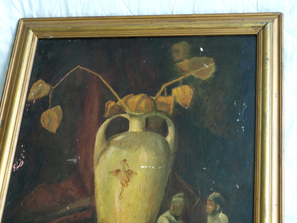 Wim Straatman (1913-2002) : Olieverf op paneel – gesigneerd & ingelijst– ca 1950 kopen? Bied vanaf 1!