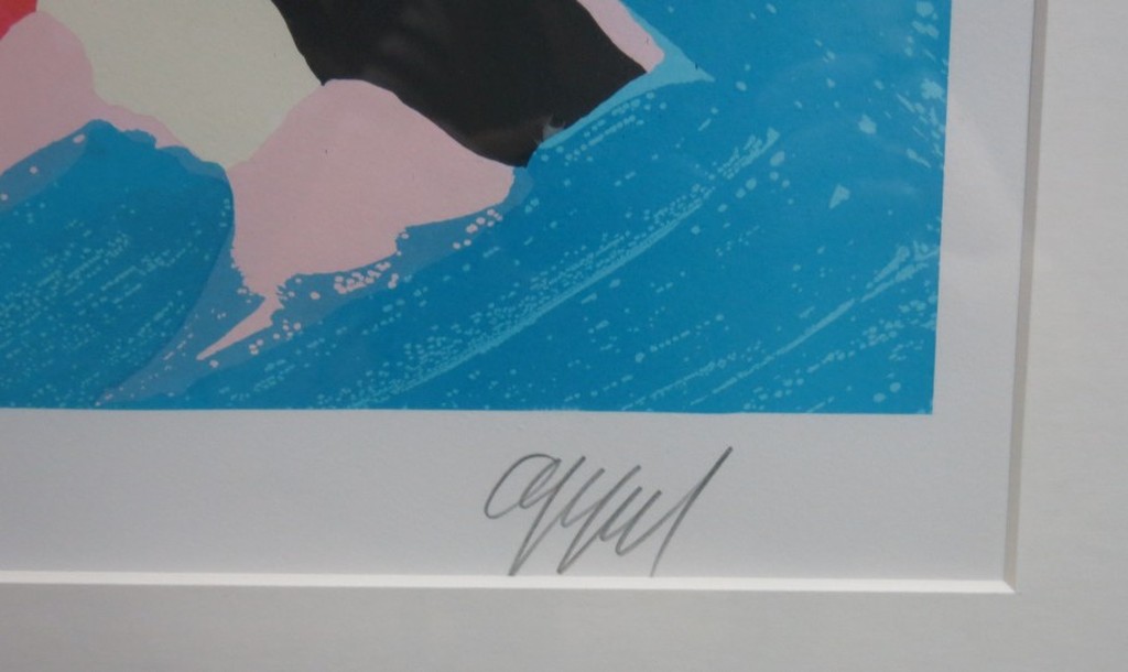 Karel Appel: Zeefdruk, Beest -Ingelijst kopen? Bied vanaf 400!