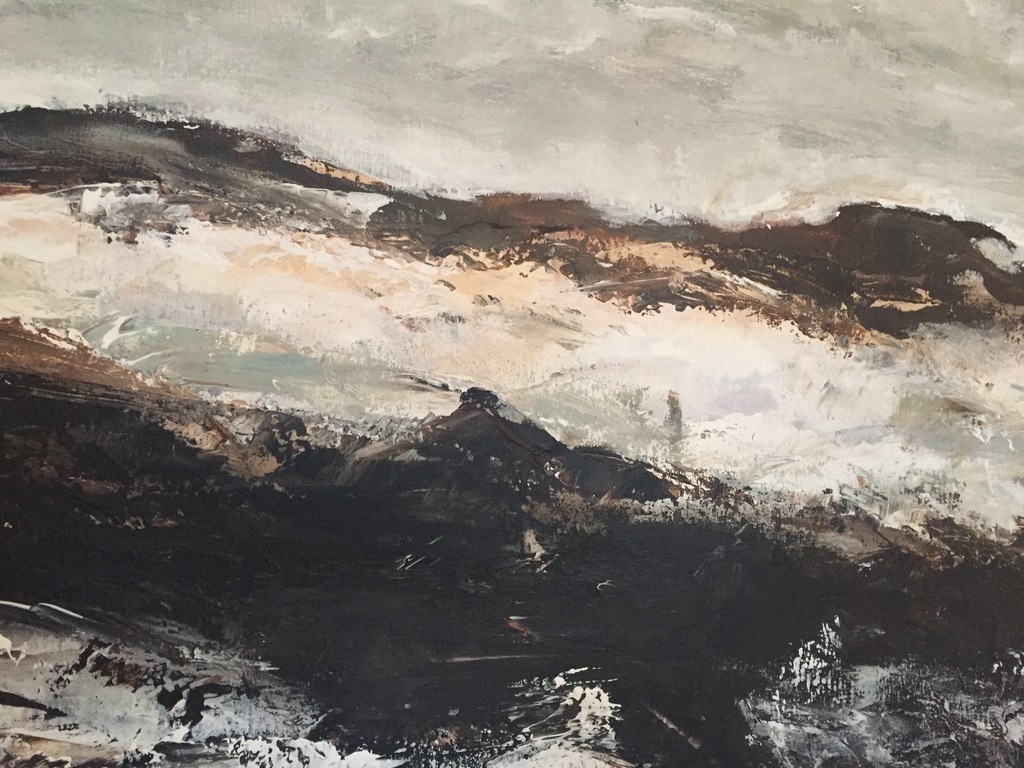 Prachtig schilderij van landschap in baklijst 63,5 bij 53,5  van R Weber kopen? Bied vanaf 50!