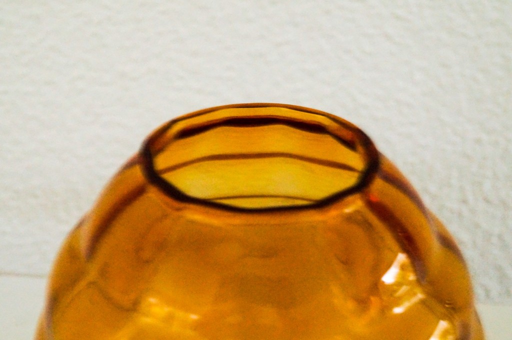 A.D. Copier amberkleurige Flora vaas kopen? Bied vanaf 25!