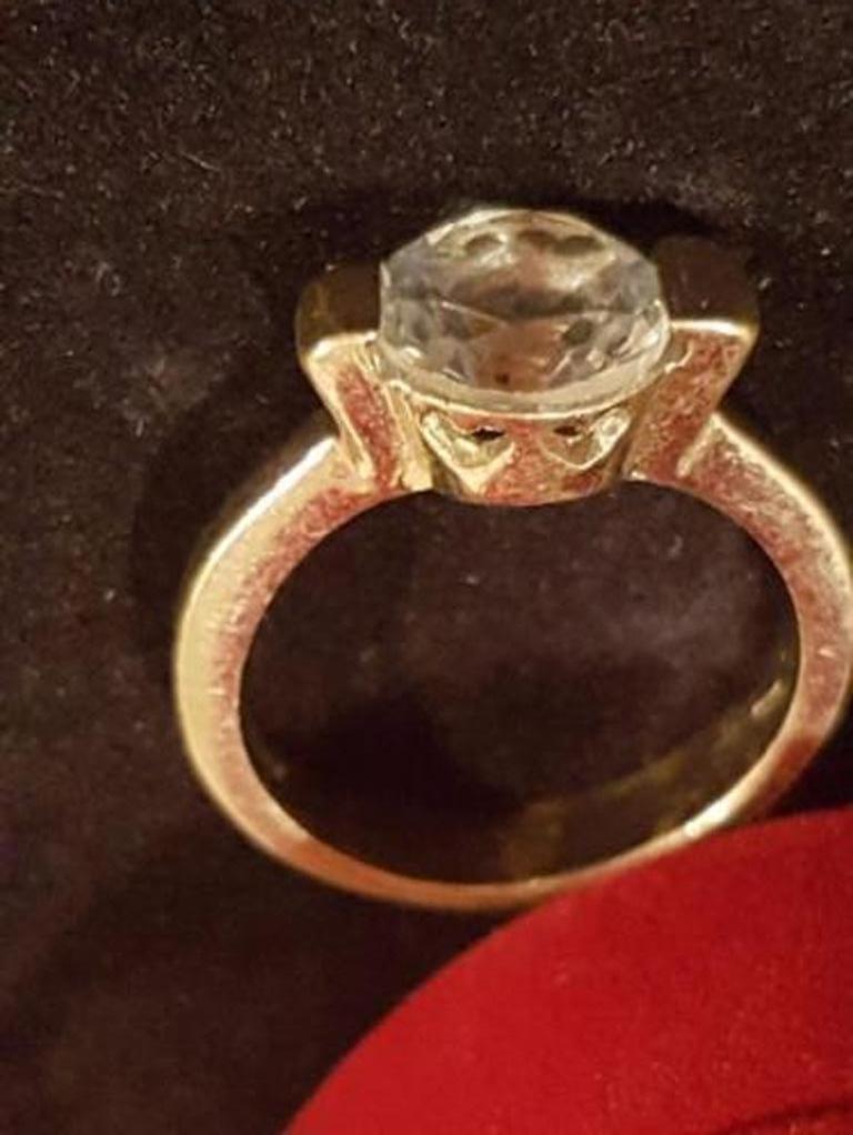 Ring in zilver 925 en acquamarina kopen? Bied vanaf 1!