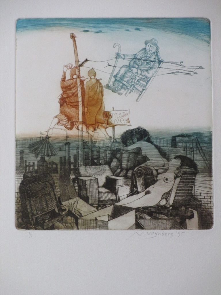 Nicolaas Wijnberg, Wanted Love, Kleurets verkocht voor € 120!