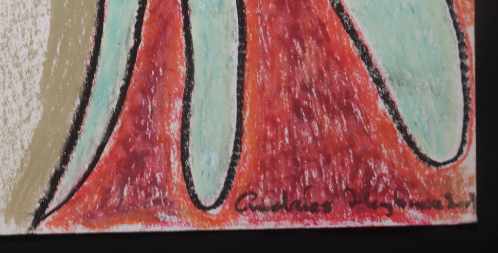 Andries Heyboer: Vetkrijt op papier, Omsloten (Groot) kopen? Bied vanaf 20!