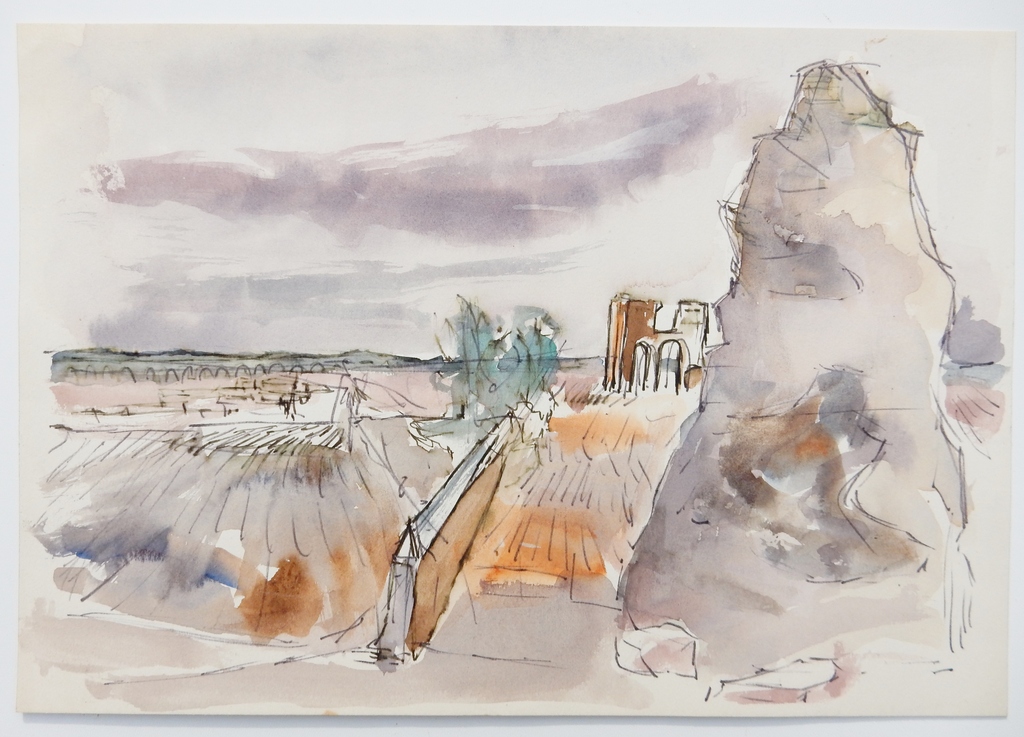 Gras Heyen (1917-1988) - Twee aquarellen kopen? Bied vanaf 75!