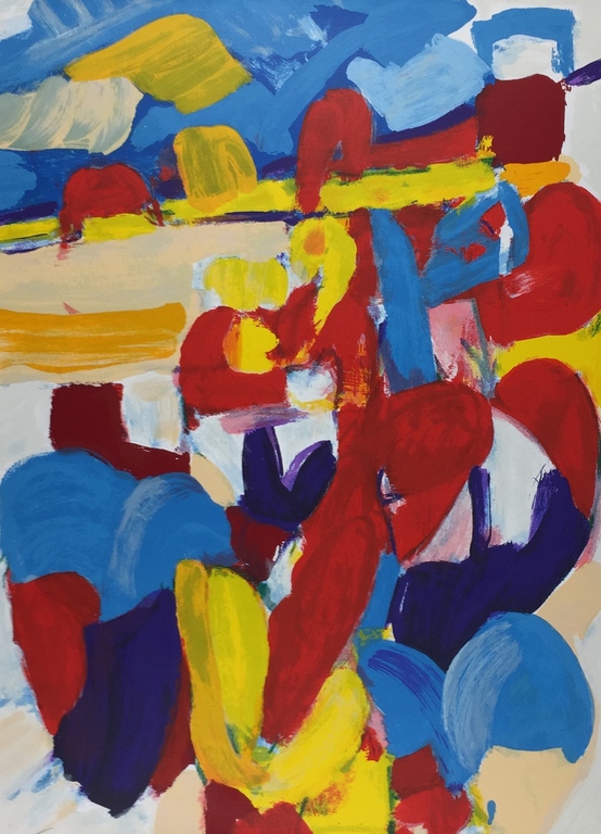 Jan Cremer, zeefdruk, Tulips, 08-98 (GROOT) (LAATSTE KEER, NU VANAF 299,-) kopen? Bied vanaf 299!