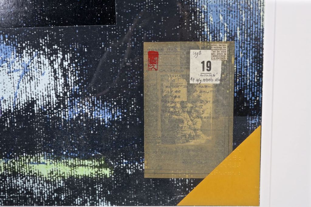 Harald Vlugt: Zeefdruk en collage, Autumn - Ingelijst (Groot) kopen? Bied vanaf 35!
