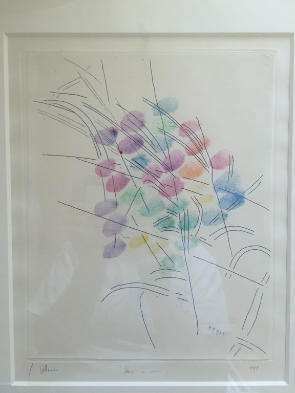 Jaap Hillenius : aquarel en ets : "Kleur en vorm "  kopen? Bied vanaf 110!