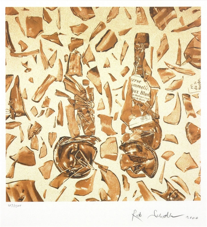 Schitterende zeefdruk van Rob Scholte  verkocht voor € 470!