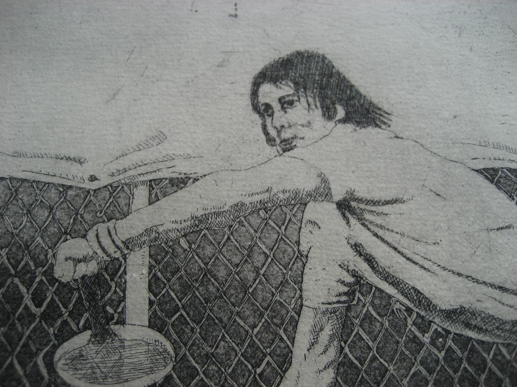 Leentje Linders:ets,"The linesman and his chair" kopen? Bied vanaf 45!