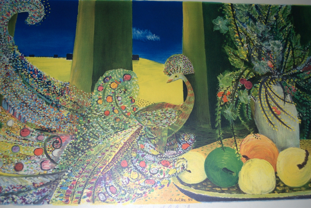 Enchanted bird - litho 1956 verkocht voor € 39!