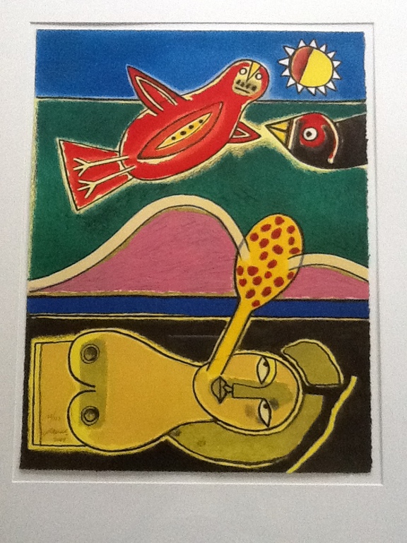 Corneille, Kleurenlitho, gesigneerd , ingelijst in blankhouten lijst, Oplage 125 kopen? Bied vanaf 350!