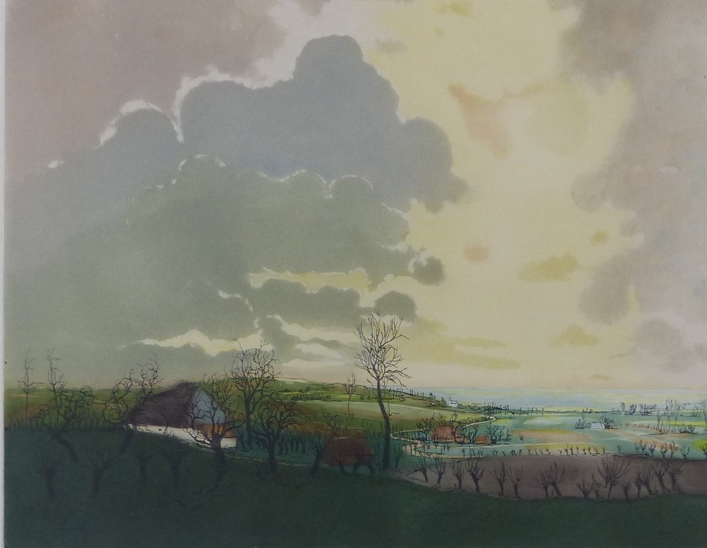 Armand Apol - Kleurenets: landschap in de lente verkocht voor € 55!
