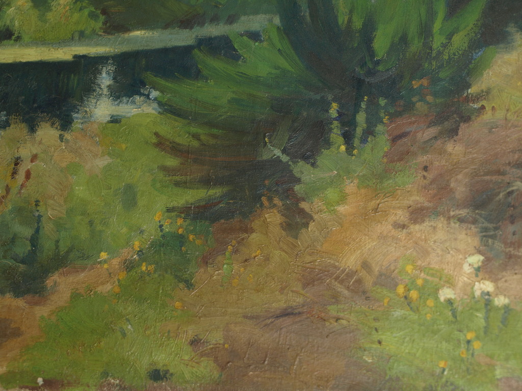 Han Krug - Olieverf op doek – Landschap – Gesigneerd - 1918 kopen? Bied vanaf 1!