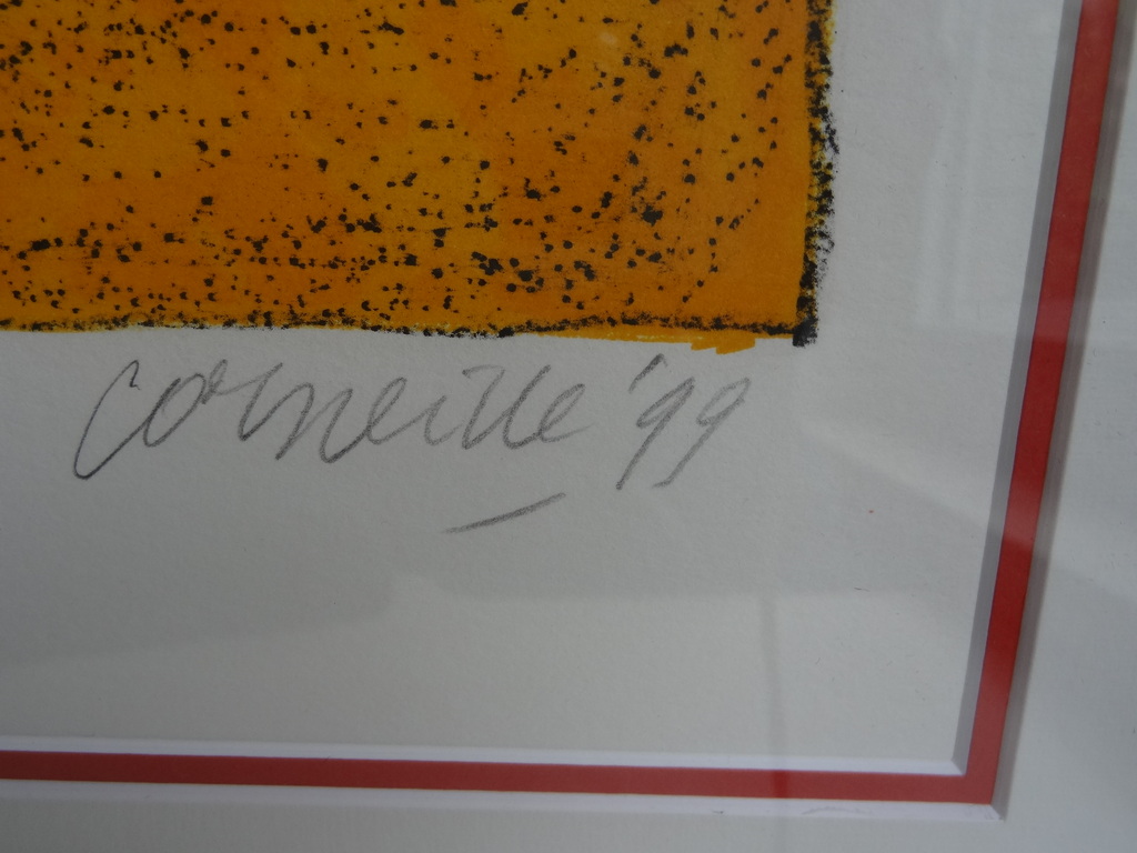 Corneille - Corneille 1999 : zeer grote lithografie 187/200 (104x69) Blauer Stern (30)  kopen? Bied vanaf 950!