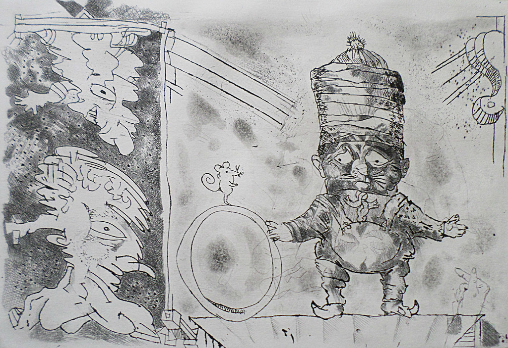 Lucebert - Circus, ets kopen? Bied vanaf 175!