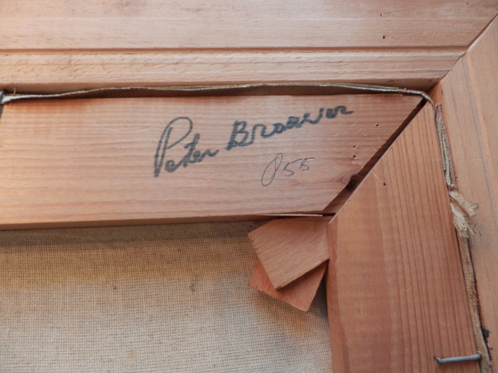 PETER BROUWER   Groot schilderij  Olieverf op doek  ITALIAANS LANDSCHAP     kopen? Bied vanaf 35!